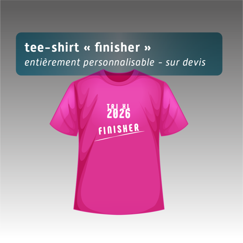 Tee-shirt Finisher Personnalisé - À l’Image de Votre Événement | Boutique en Ligne